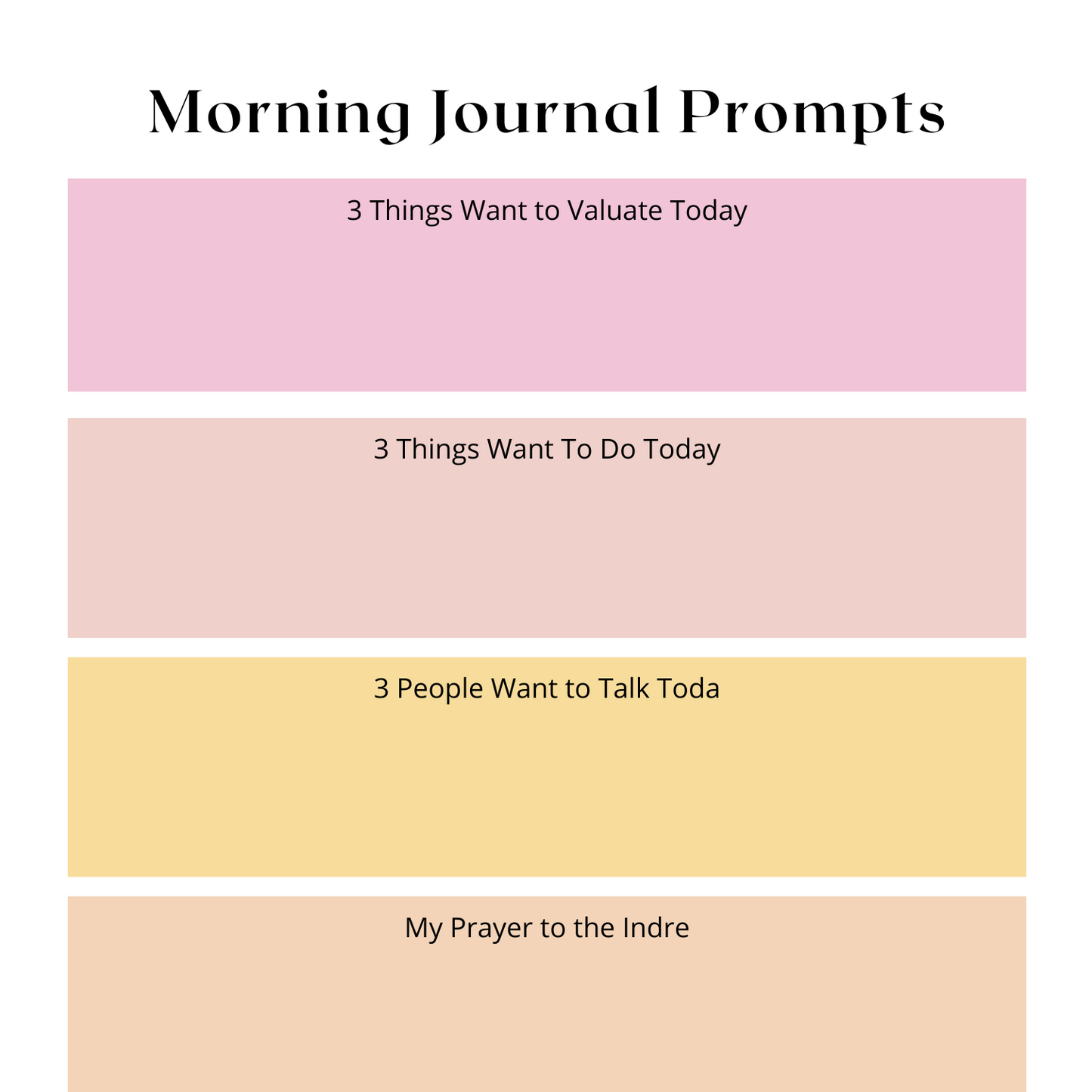 Nichole's Manifestation Journal